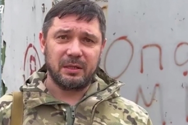 Экс-мэр Краснодара Первышов на передовой записал поздравление с Днем защитника Отечества Скриншот видео t.me/readovkanews