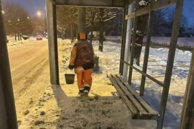 За сутки в Краснодаре расчистили от снега и льда 1200 км магистралей Пресс-служба администрации Краснодара