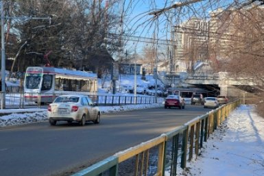 В Краснодаре встали трамваи в районе Вишняковского рынка Валерия Годовникова
