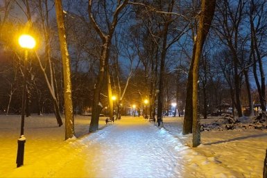 Высота снега в Краснодаре достигала 59 сантиметров Валерия Годовникова
