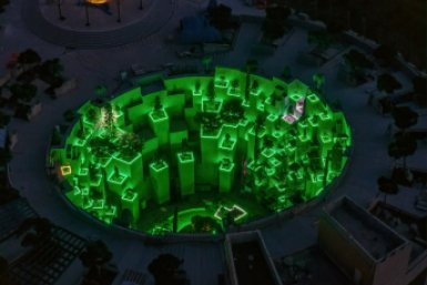 Опубликованы первые фото загадочной подвесной локации в парке Галицкого