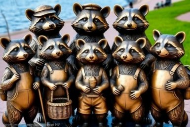 Бронзовые еноты станут новым символом Туапсе t.me/glavatuapseregion