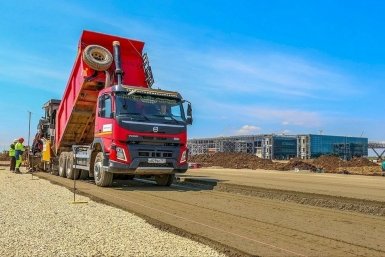 Бетонные работы стартовали на перроне будущего аэровокзала Кубани пресс-служба холдинга &quotАэродинамика&quot
