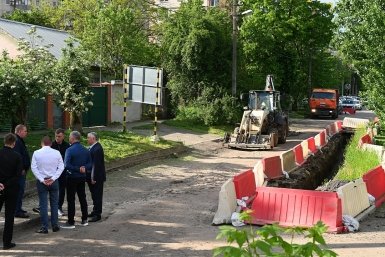 Сразу на двух улицах Краснодара ускоряют стройку ливневой канализации