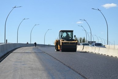 На Тургеневском мосту в Краснодаре 17 мая откроют две полосы на въезд в город