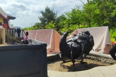 Японский сад парка Галицкого в Краснодаре пополнится фигурой самурая на коне
