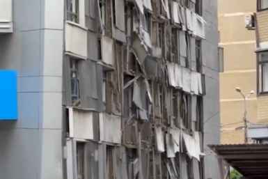Оперштаб показал последствия атаки БПЛА в Краснодаре