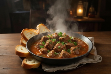 Гуляш сочный и нежный - даже из жилистого мяса: соблюдаю 3 простых правила