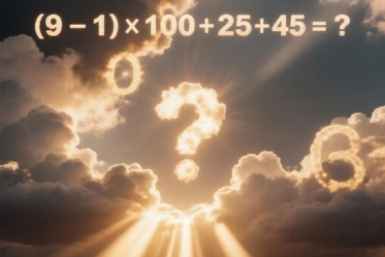 (9 - 1) × 100 + 25 + 4 = ? — проверьте, помните ли вы порядок действий из школы