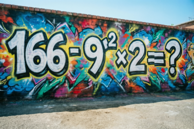 166 − 9² × 2 = ? — каждый третий даёт неверный ответ. А вы?