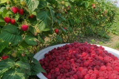 Советская подкормка для малины: каждую осень "угощаю" кусты только так — дает +200% к урожаю