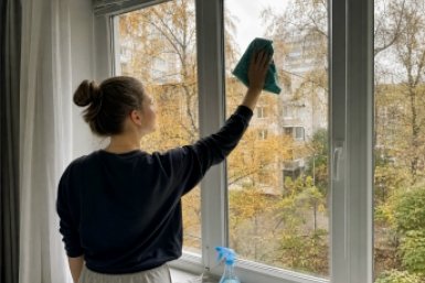 В октябре — 2 ложки, литр воды — и стекло сияет, как утренний лёд на северном озере