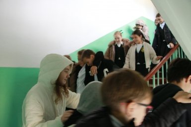 В краснодарской школе № 24 прошла &quotБольшая пожарная игра&quot Пресс-служба МЧС России по Краснодарскому краю