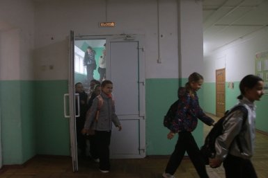 В краснодарской школе № 24 прошла &quotБольшая пожарная игра&quot Пресс-служба МЧС России по Краснодарскому краю