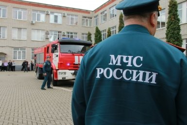 В краснодарской школе № 24 прошла &quotБольшая пожарная игра&quot Пресс-служба МЧС России по Краснодарскому краю
