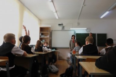 В краснодарской школе № 24 прошла &quotБольшая пожарная игра&quot Пресс-служба МЧС России по Краснодарскому краю