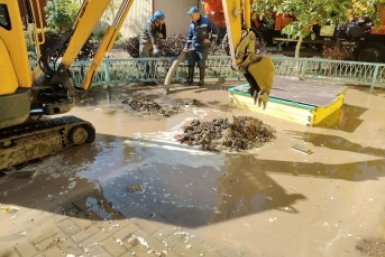 Из-за порыва трубопровода в Краснодаре без воды остались три улицы