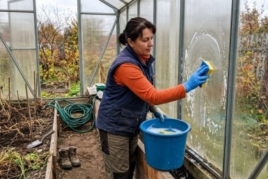 Осенью беру 1 ложку средства на ведро воды — и теплица как новая: простой способ избавиться от вредителей и фитофторы