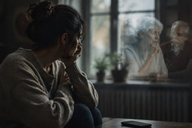 Почему взрослый ребёнок не звонит родителям Сгенерировано ИИ