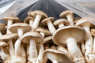 В лес по грибы не бегу — беру опилки и пакет: свежие вкусные вешенки едим круглый год