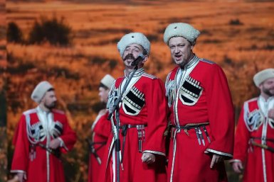 Концерт в Кремле Кубанский казачий хор