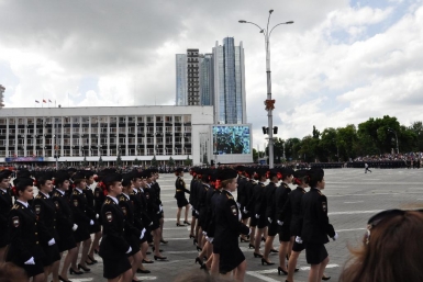 Лучше всего парад был виден зрителям первых рядов  Ирина Чувасова, KrasnodarMedia