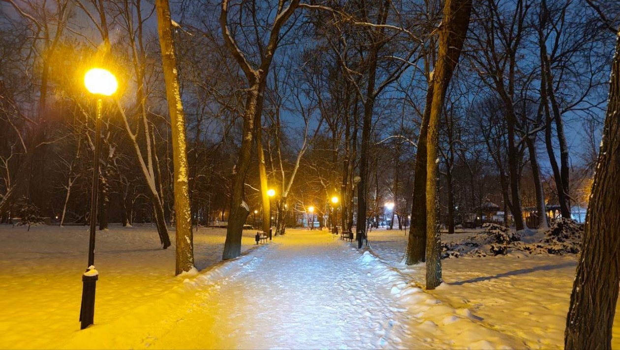 Высота снега в Краснодаре достигала 59 сантиметров Валерия Годовникова