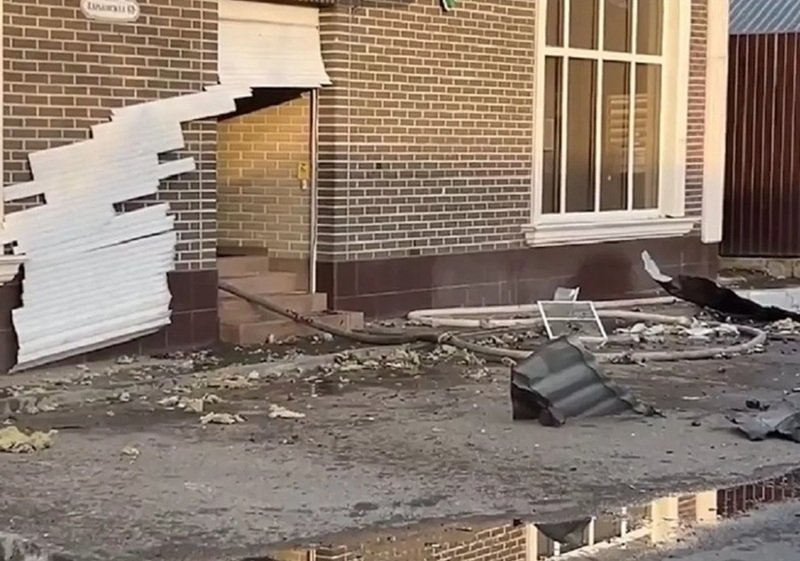 Опубликовано видео последствий мощной атаки БПЛА на Краснодар Оперштаб Кубани