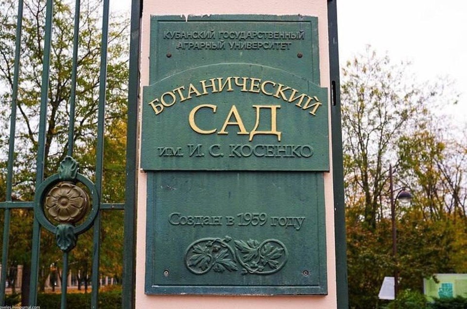 В Краснодаре Ботанический сад закроют для посетителей с 30 марта по 2 апреля t.me/mcu_krd