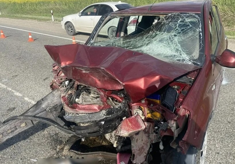 Младенец пострадал в ДТП на трассе под Анапой t.me/OMVD_Anapa_news