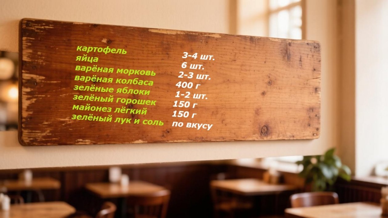 Ингредиенты