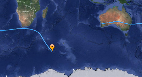 Одно из опасных месторасположений путешественника