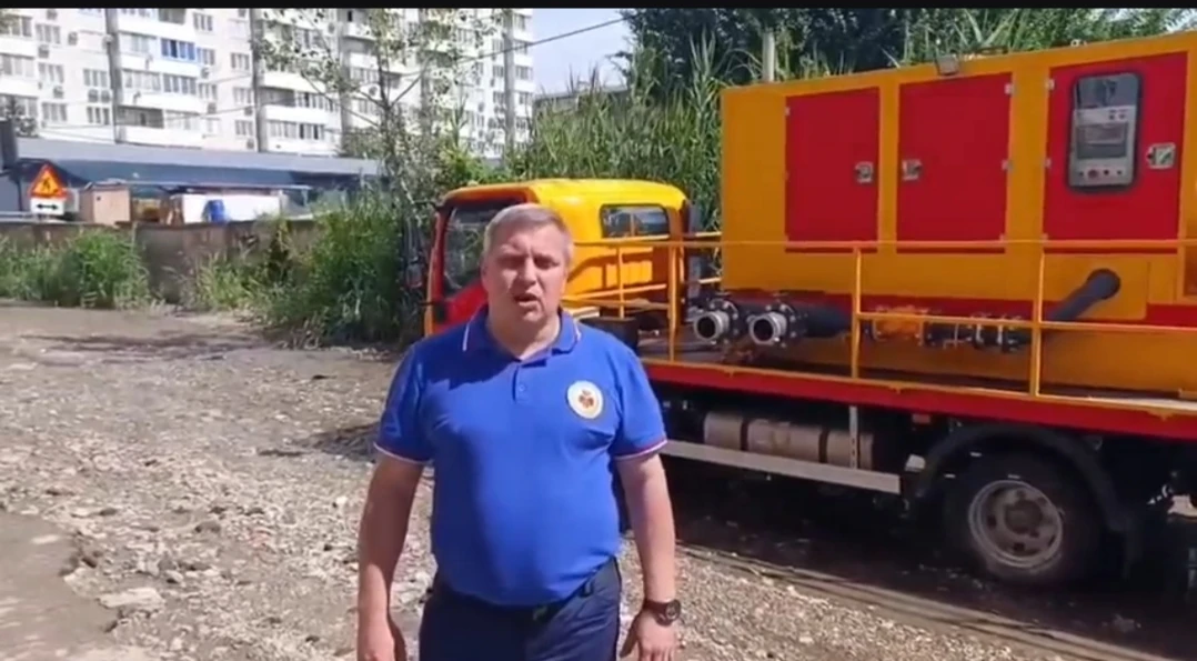 Заместитель начальника Службы спасения Краснодара Сергей Мартынов доложил о ситуации Администрация Краснодара
