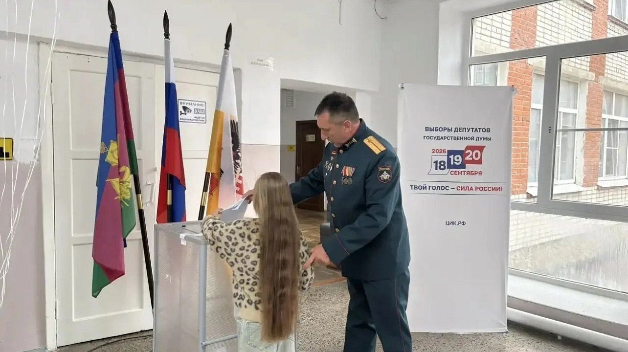 В Краснодаре на выборы пришли участники спецоперации Пресс-служба администрации Краснодара