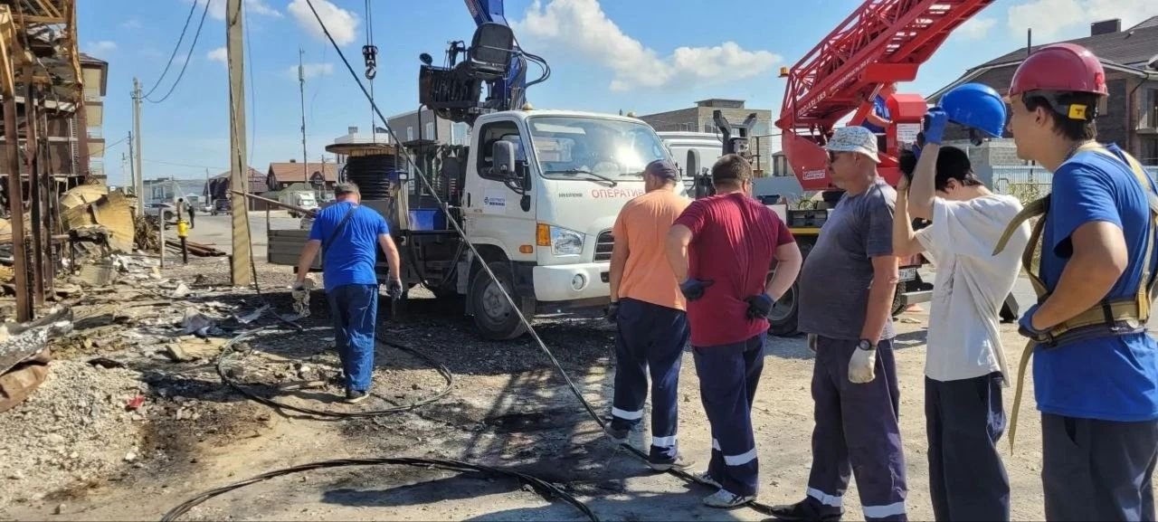 В Анапе за два дня восстановили газ и свет после ДТП с пожаром max.ru/sbmaslova