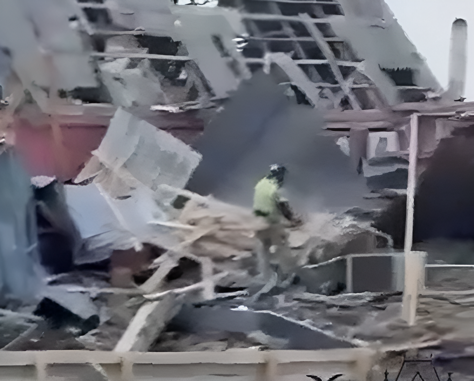 В частном доме под Краснодаром взорвался газ Скриншот видео из соцсетей